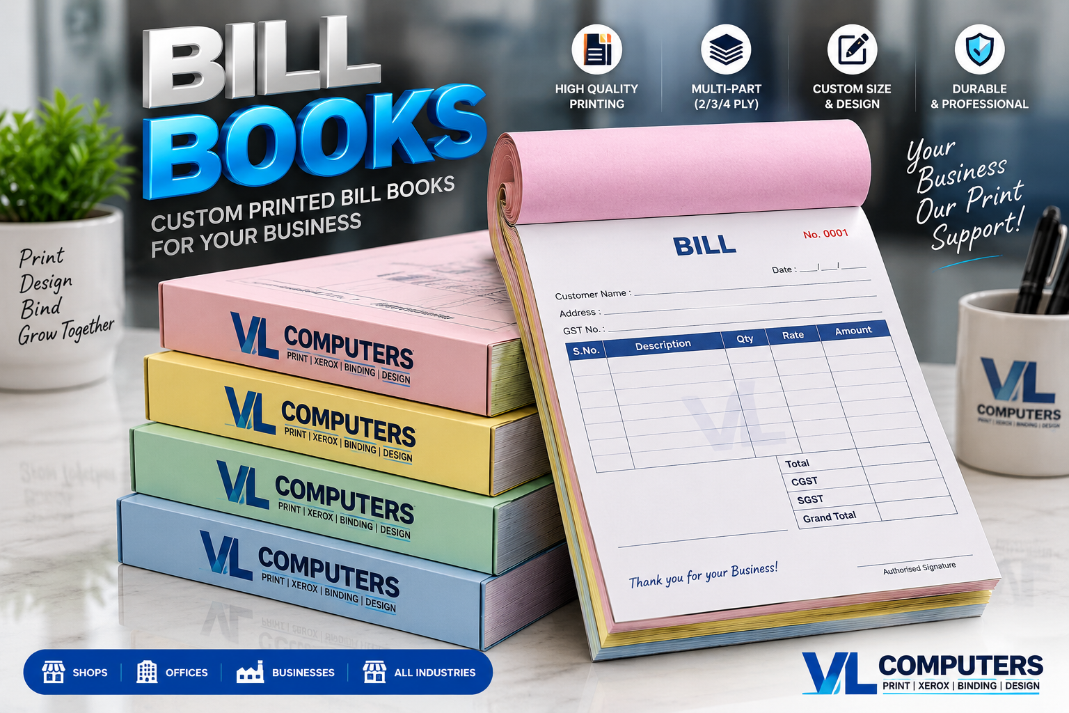 Bill Book & Invoice Printing